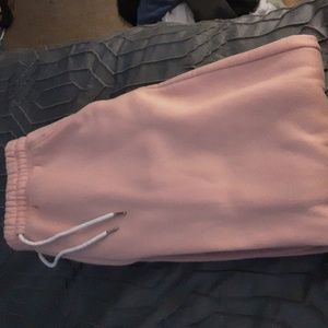 Pink sweats